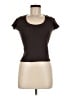 Assorted Brands Brown Short Sleeve Top Size M - photo 1