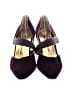 Nine West Burgundy Ivory Heels Size 6 1/2 - photo 2