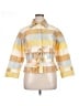 Carlisle 100% Silk Stripes Yellow Jacket Size 14 - photo 1