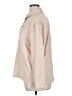Unbranded 100% Polyester Solid Tan Long Sleeve Blouse Size XL - photo 5