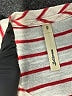Bellerose Stripes Ivory Short Sleeve Turtleneck Size 2 - photo 7