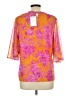 Ted Baker London 100% Lyocell Pink 3/4 Sleeve Blouse Size 10 (4) - photo 2