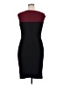 Chaps Color Block Burgundy Cocktail Dress Size XL - photo 2