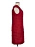 Connected Apparel 100% Polyester Tweed Red Cocktail Dress Size 12 Petite - photo 4