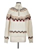 Heartloom Chevron-herringbone Ivory Pullover Sweater Size M - photo 1
