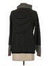Ethyl Stripes Black Turtleneck Sweater Size S - photo 2