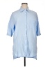Unbranded 100% Polyester Blue Short Sleeve Blouse Size XL - photo 1