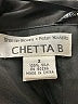 Chetta B 100% Silk Black Cocktail Dress Size 2 - photo 4