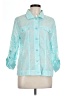 MULTIPLES Teal 3/4 Sleeve Blouse Size L - photo 1