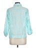 MULTIPLES Teal 3/4 Sleeve Blouse Size L - photo 2