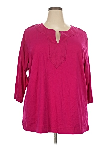 Lauren by Ralph Lauren 3/4 Sleeve Blouse (view 1)
