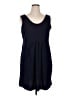 Assorted Brands Solid Blue Casual Dress Size 1X - photo 1