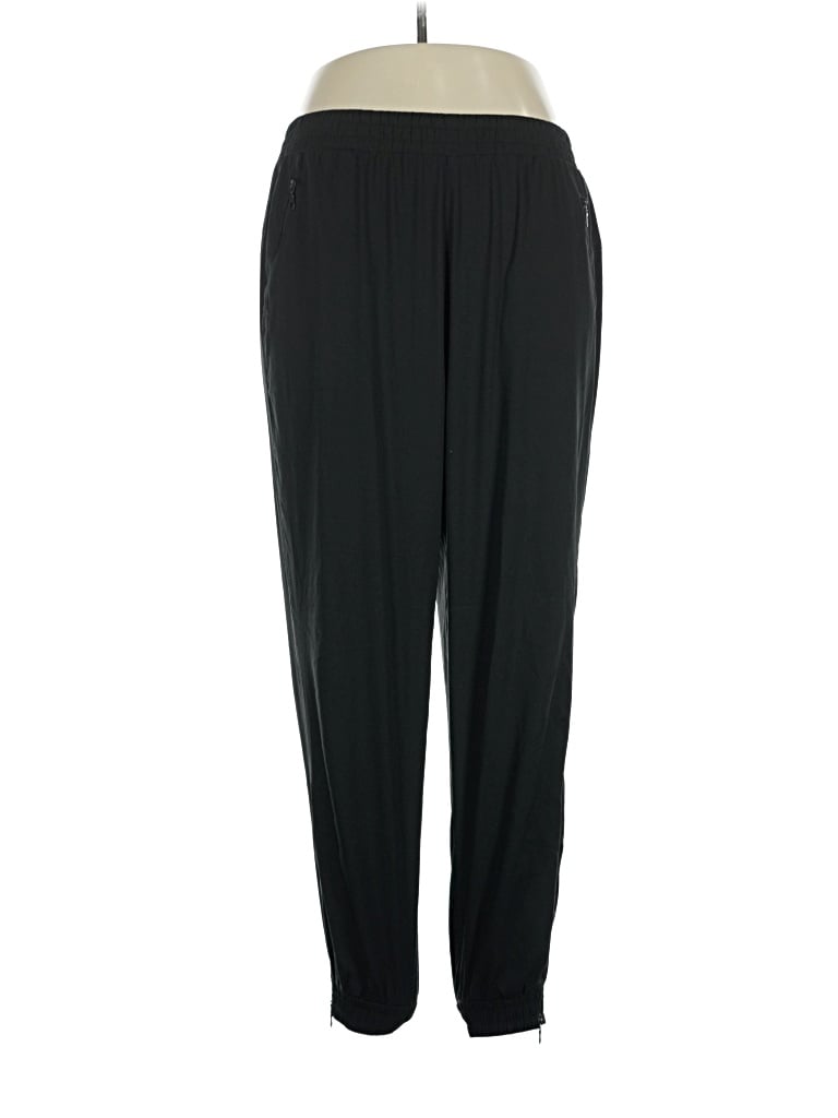 Pre-owned Girlfriend Collective Casual Pants In Black