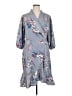 Standards & Practices 100% Polyester Gray Casual Dress Size 1X - photo 1
