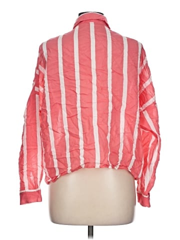 Topshop Long Sleeve Button-Down Shirt (view 2)