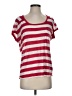 Splendid Stripes Red Short Sleeve T-Shirt Size S - photo 1