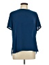 Unbranded 100% Polyester Blue Short Sleeve Blouse Size L - photo 1