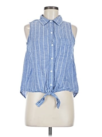 BeachLunchLounge Sleeveless Button-Down Shirt (view 1)