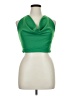 Zara 100% Polyester Green Sleeveless Blouse Size L - photo 1
