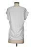 Brigitte Brianna Solid White Silver Active T-Shirt Size S - photo 2