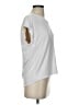 Brigitte Brianna Solid White Silver Active T-Shirt Size S - photo 4