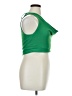 Zara 100% Polyester Green Sleeveless Blouse Size L - photo 4