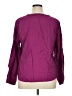 Chico's Purple Long Sleeve Blouse Size XL (3) - photo 2