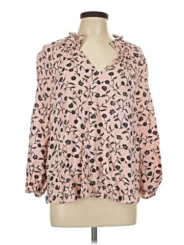 Caslon 3/4 Sleeve Blouse (view 1)