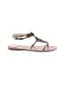 Giuseppe Zanotti 100% Leather Gold Sandals Size EU 37 - photo 1