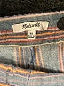 Madewell Stripes Blue Linen Pants Size XS - photo 4