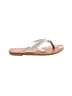 REPORT Silver Flip Flops Size 7 1/2 - photo 1