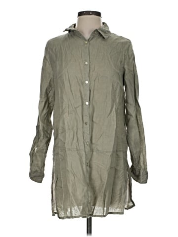 Tahari Long Sleeve Button-Down Shirt (view 1)