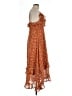 Forever 21 100% Polyester Paisley Orange Casual Dress Size L - photo 4