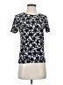 JM Collection Houndstooth Black Short Sleeve T-Shirt Size P (petite) - photo 1