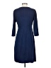 Lands' End Solid Blue Casual Dress Size XS (petite) - photo 2