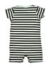 Hb 100% Cotton Stripes Teal Short Sleeve Onesie Size 6-9 mo - photo 2