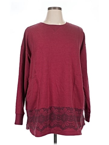 LOGO by Lori Goldstein Pullover Sweater (view 1)