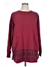 LOGO by Lori Goldstein Burgundy Pullover Sweater Size XL - photo 1