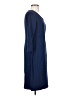 Lands' End Solid Blue Casual Dress Size XS (petite) - photo 4