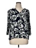 Fun2Fun Black 3/4 Sleeve Blouse Size 1X - photo 1
