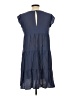 Shein Solid Blue Casual Dress Size L - photo 2