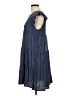 Shein Solid Blue Casual Dress Size L - photo 5