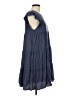 Shein Solid Blue Casual Dress Size L - photo 4
