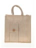 Assorted Brands Stripes Gold Tote One size - photo 1