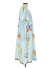 Unbranded 100% Polyester Print Blue Casual Dress Size L - photo 4