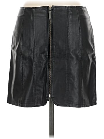 Free People Faux Leather Skirt (view 2)
