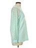 MIHOLL Teal Long Sleeve Top Size L - photo 4