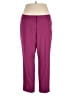 Kasper Solid Purple Active Pants Size 16 - photo 1