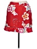 BW Sport 100% Polyester Tropical Red Casual Skirt Size 12 - photo 2