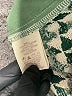 Mystree 100% Polyester Houndstooth Green Short Sleeve Blouse Size M - photo 8